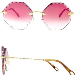 Chloe CE143S Sunglasses Ombre' (Pink/Wine)